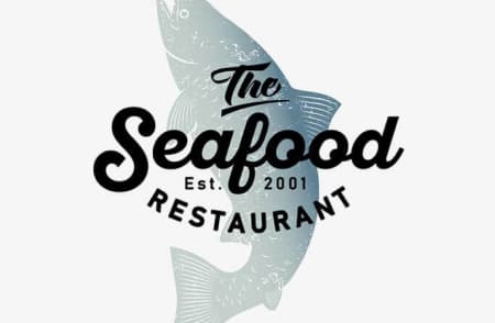 Логотип ресторану морепродуктів.
